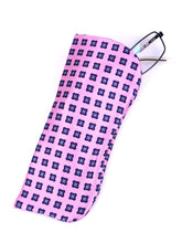 SIMONE Bordeaux madder silk glasses case